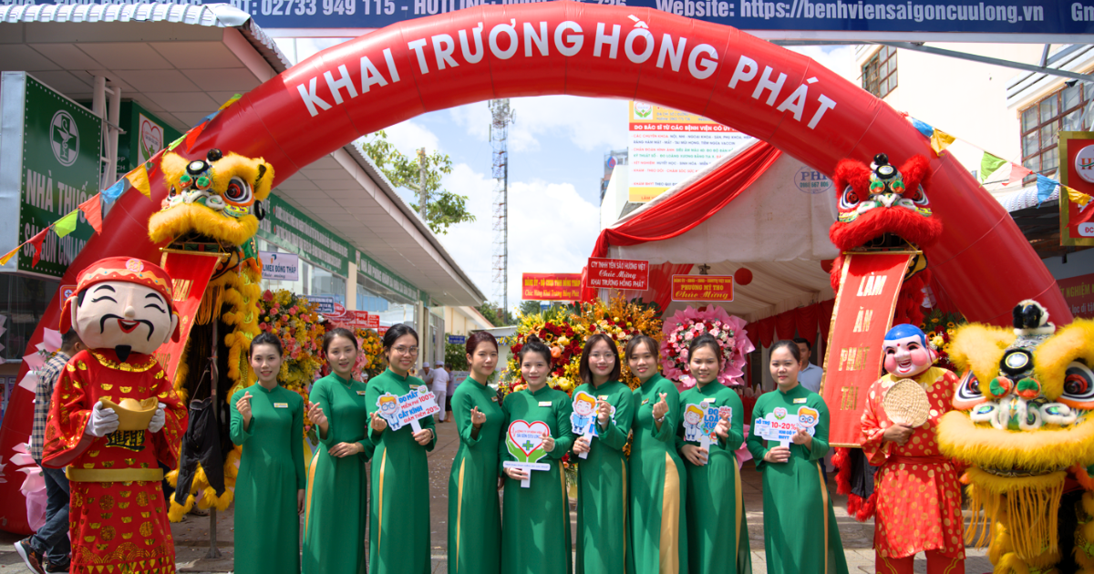 Phòng khám đa khoa Sài Gòn Cửu Long chính thức khai trương cơ sở mới